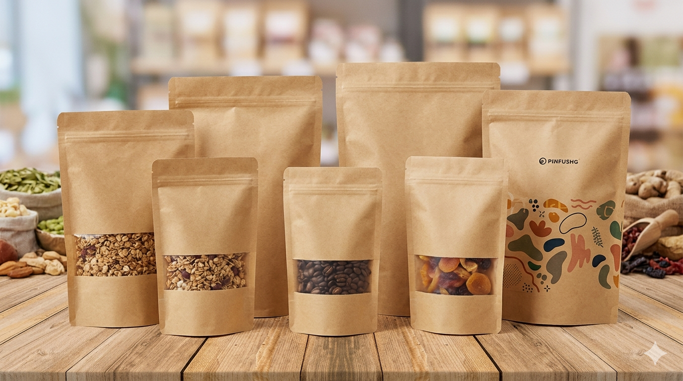 Kraft Standup Pouches
