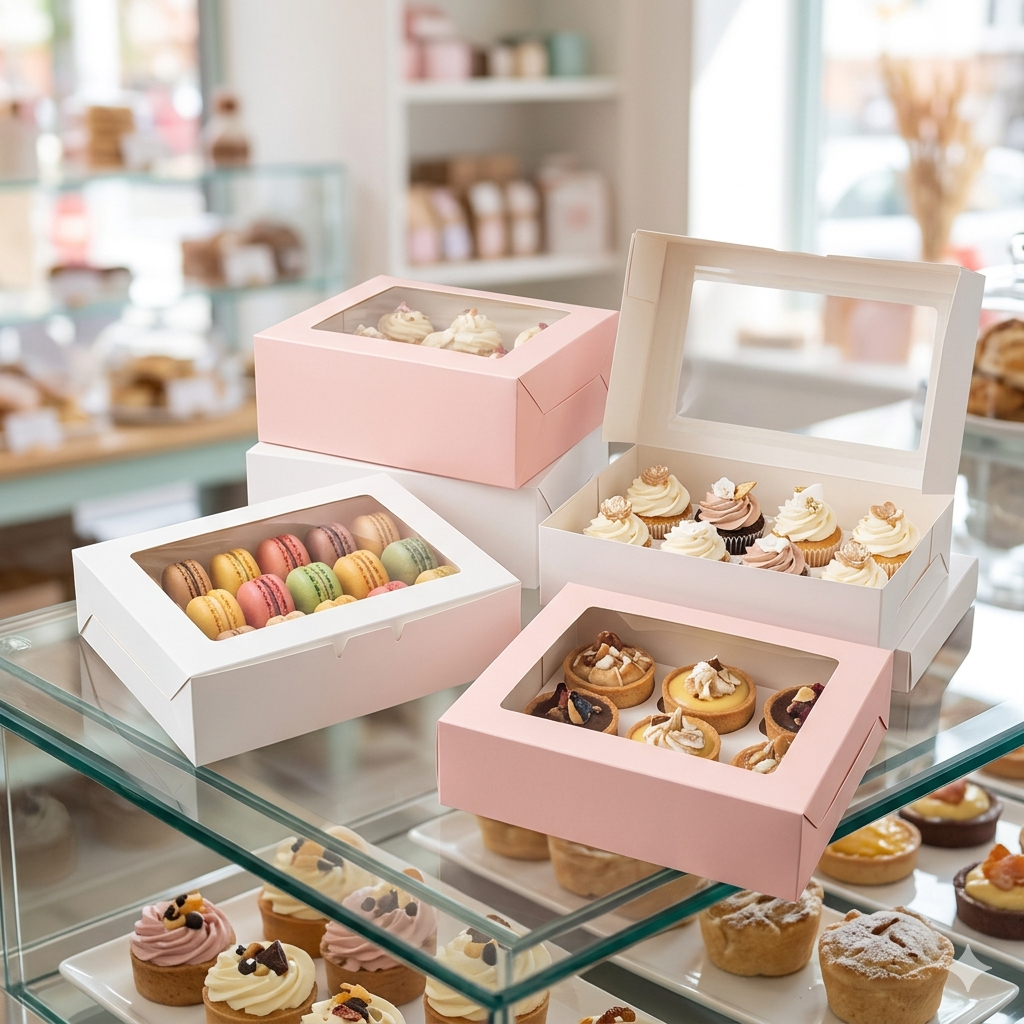 Window Dessert Packaging Boxes