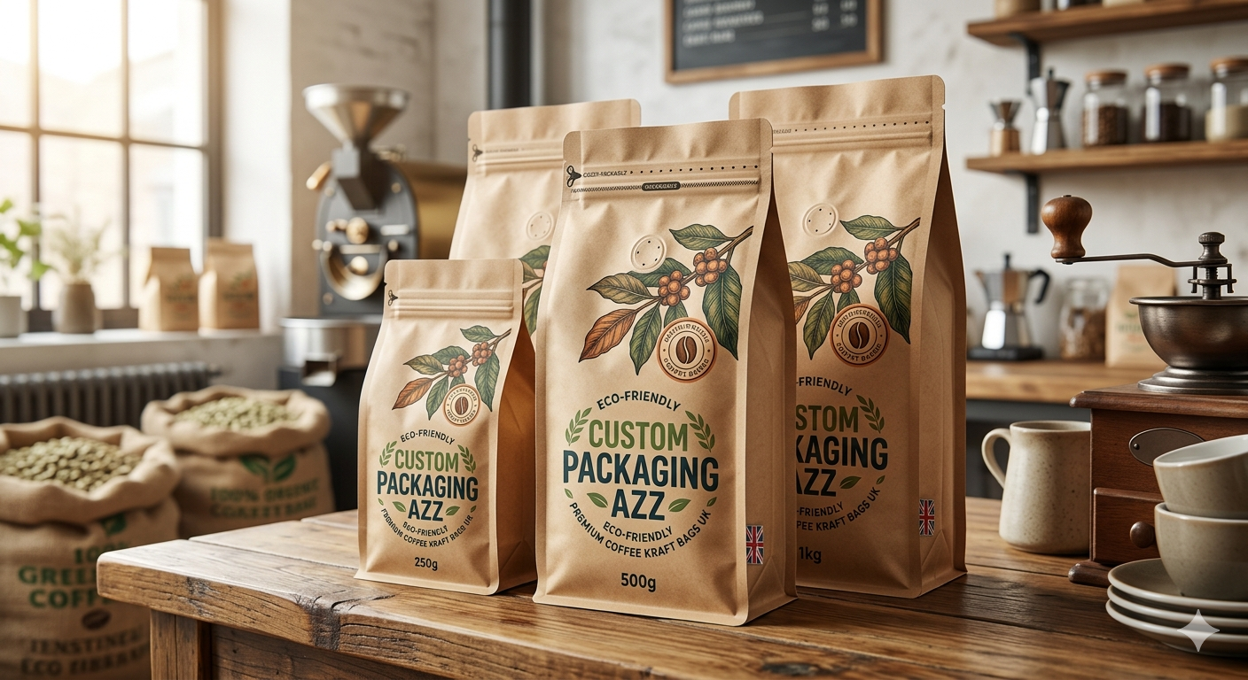 Coffee Kraft Bags Bulk