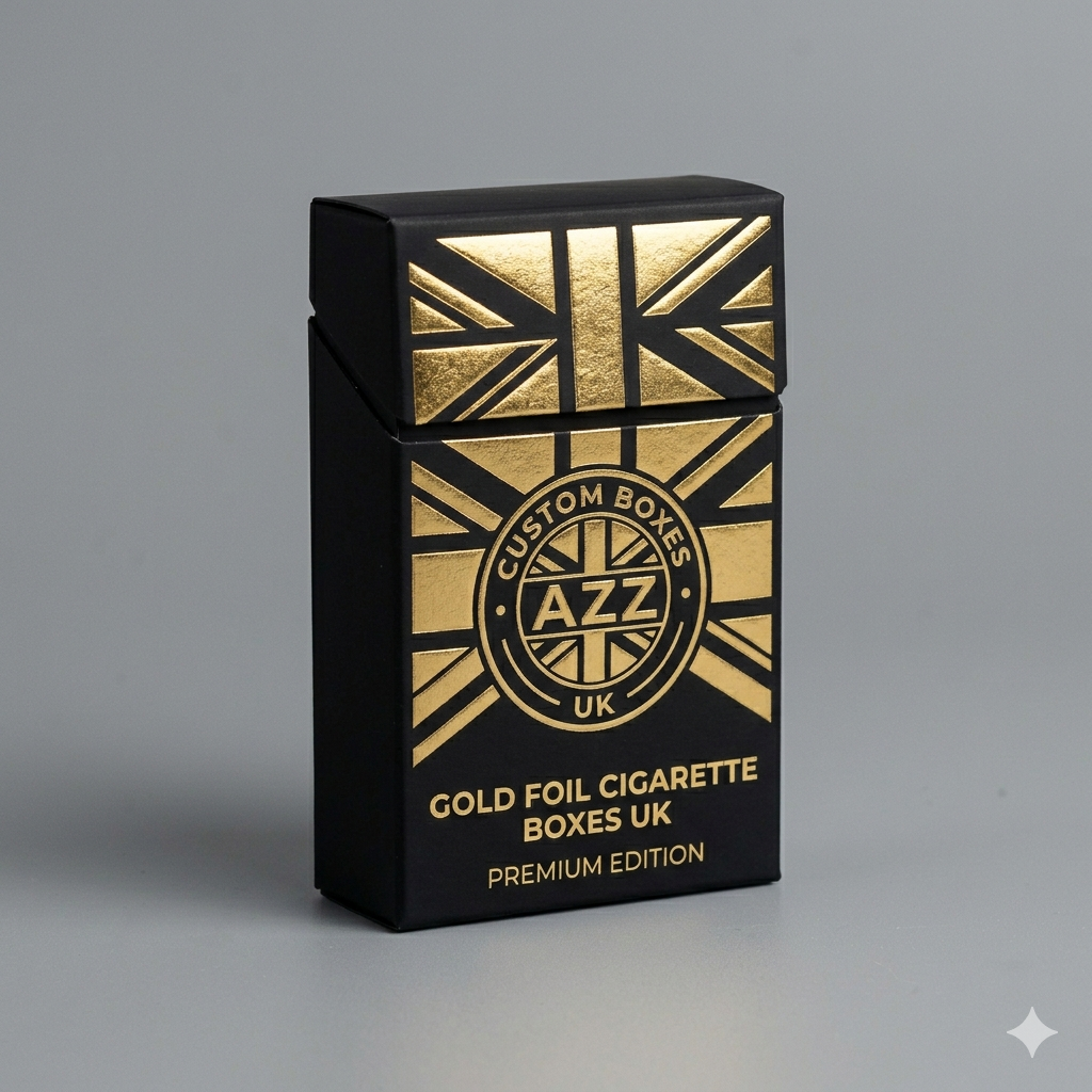 Gold Foil Cigarette Boxes UK