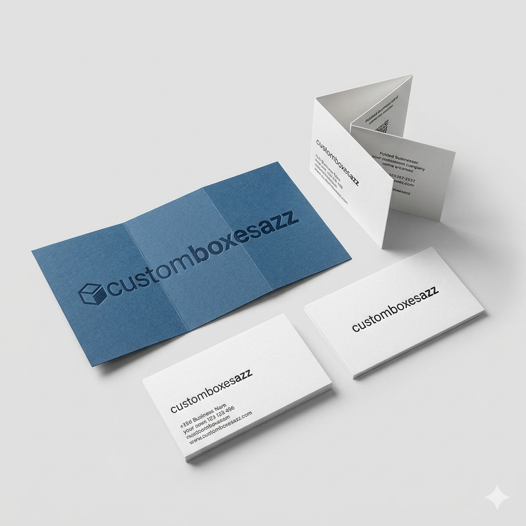 Folded Business Cards