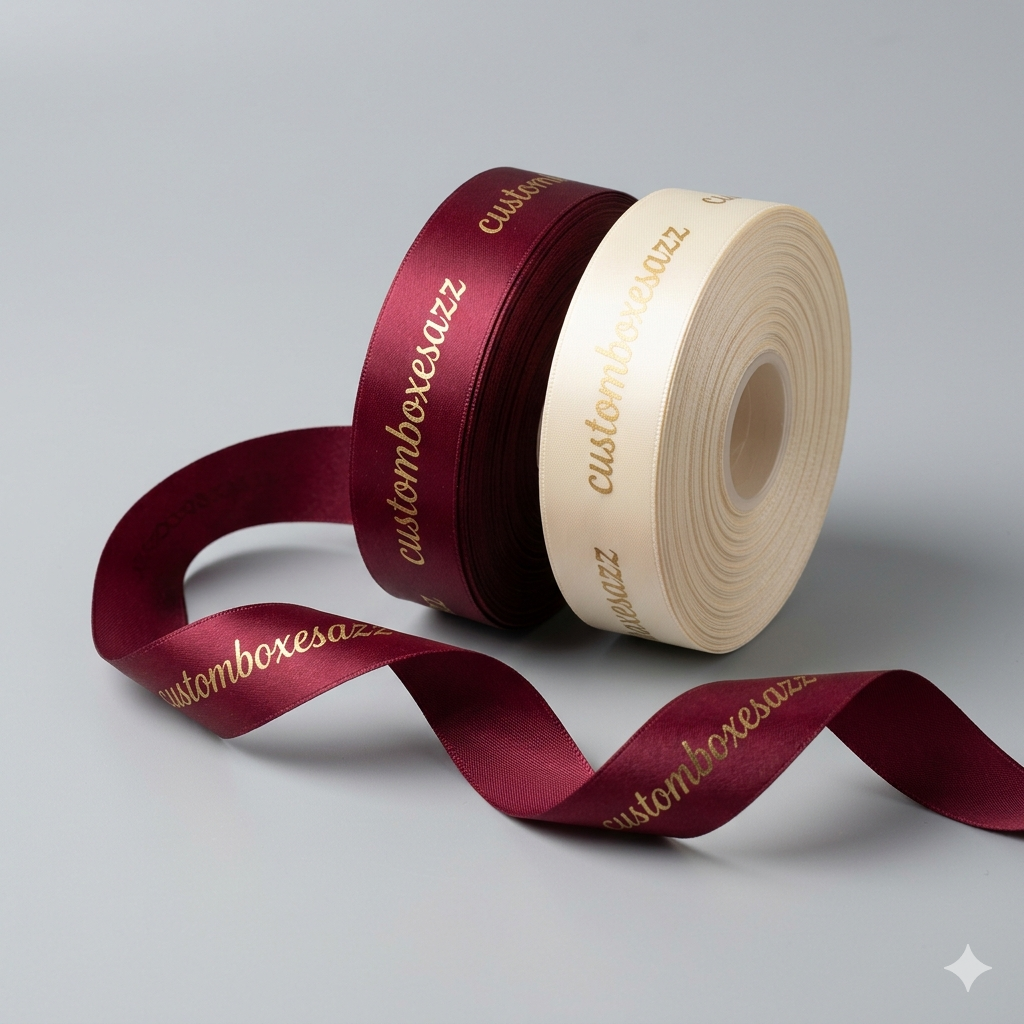Custom ribbon for gift packaging UK