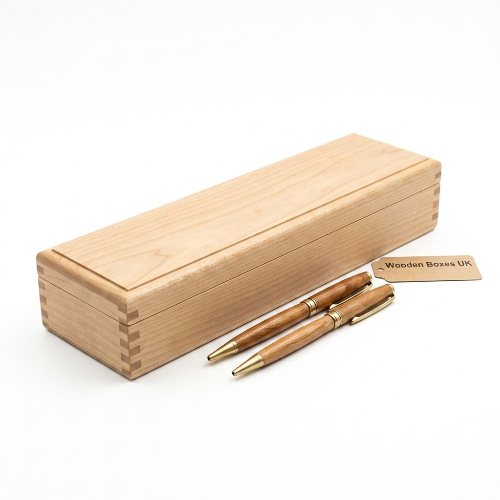 Long Wooden Box UK