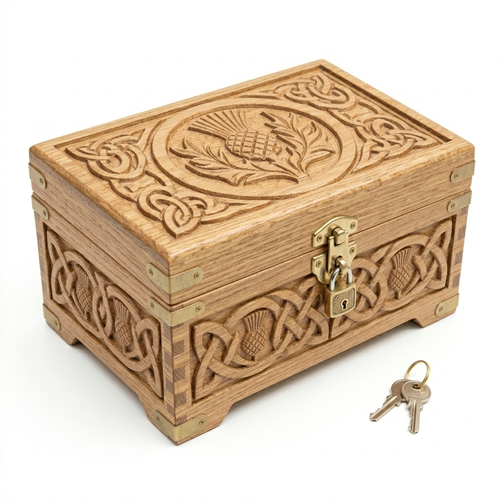 Lockable Wooden Box UK