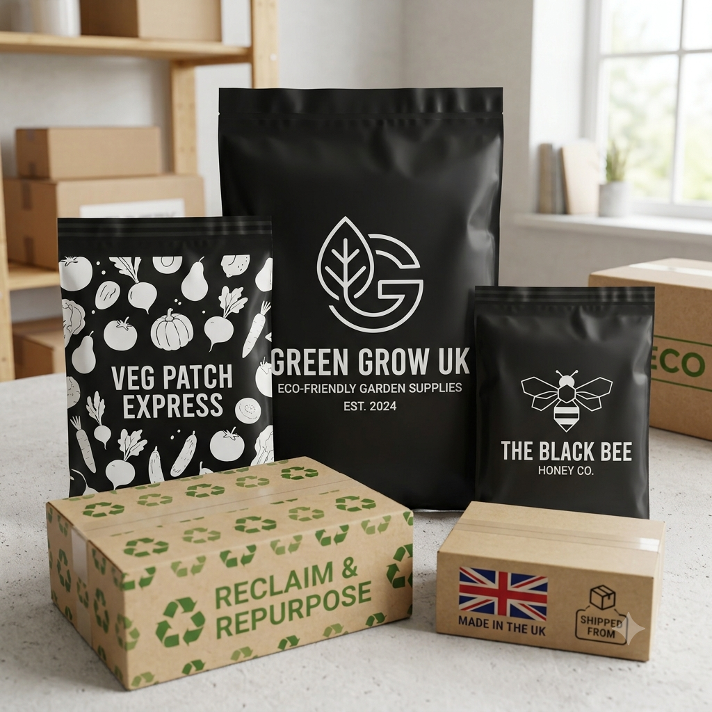 Black Mailing Bags UK
