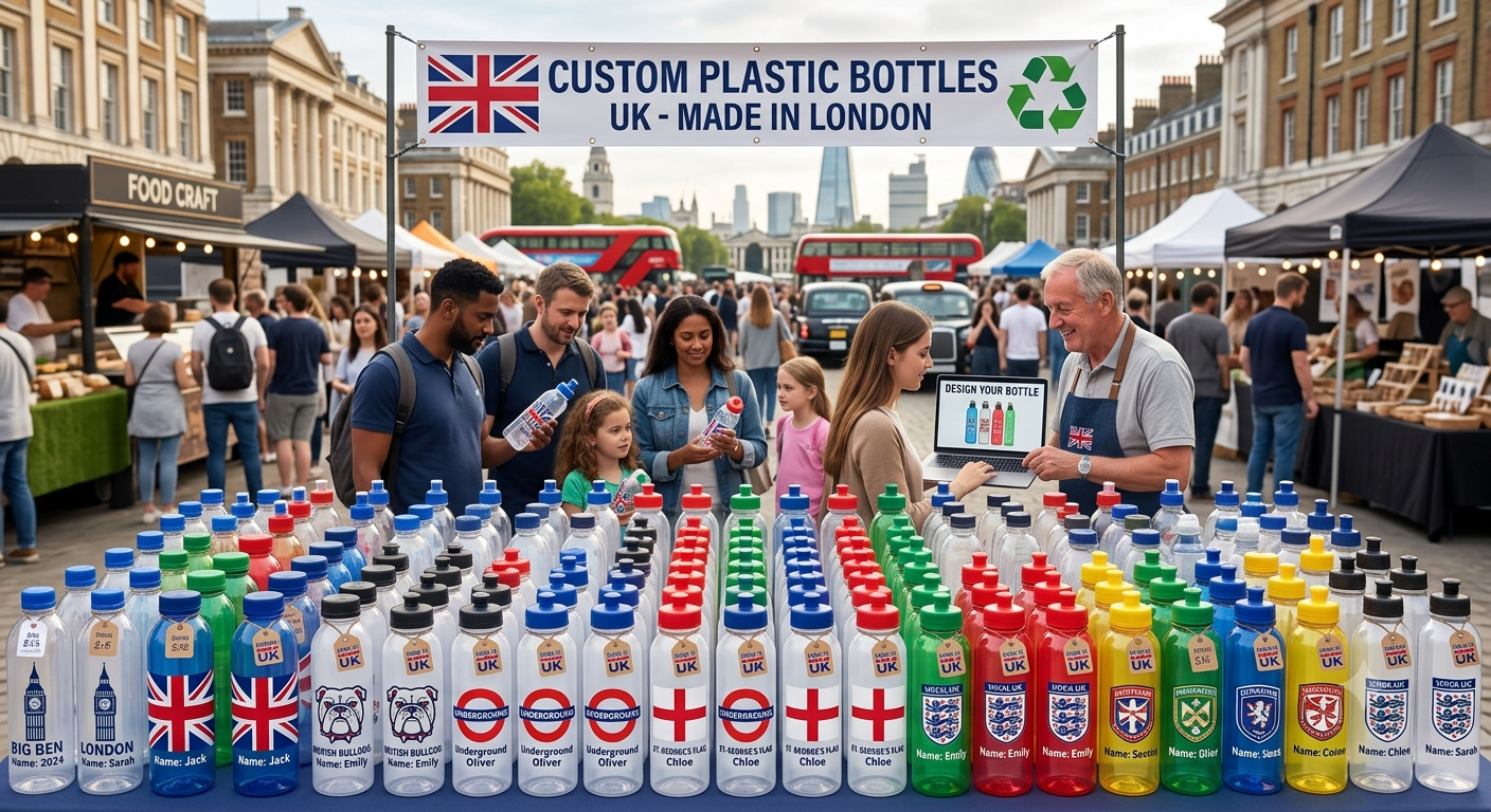 Custom Plastic Bottles UK