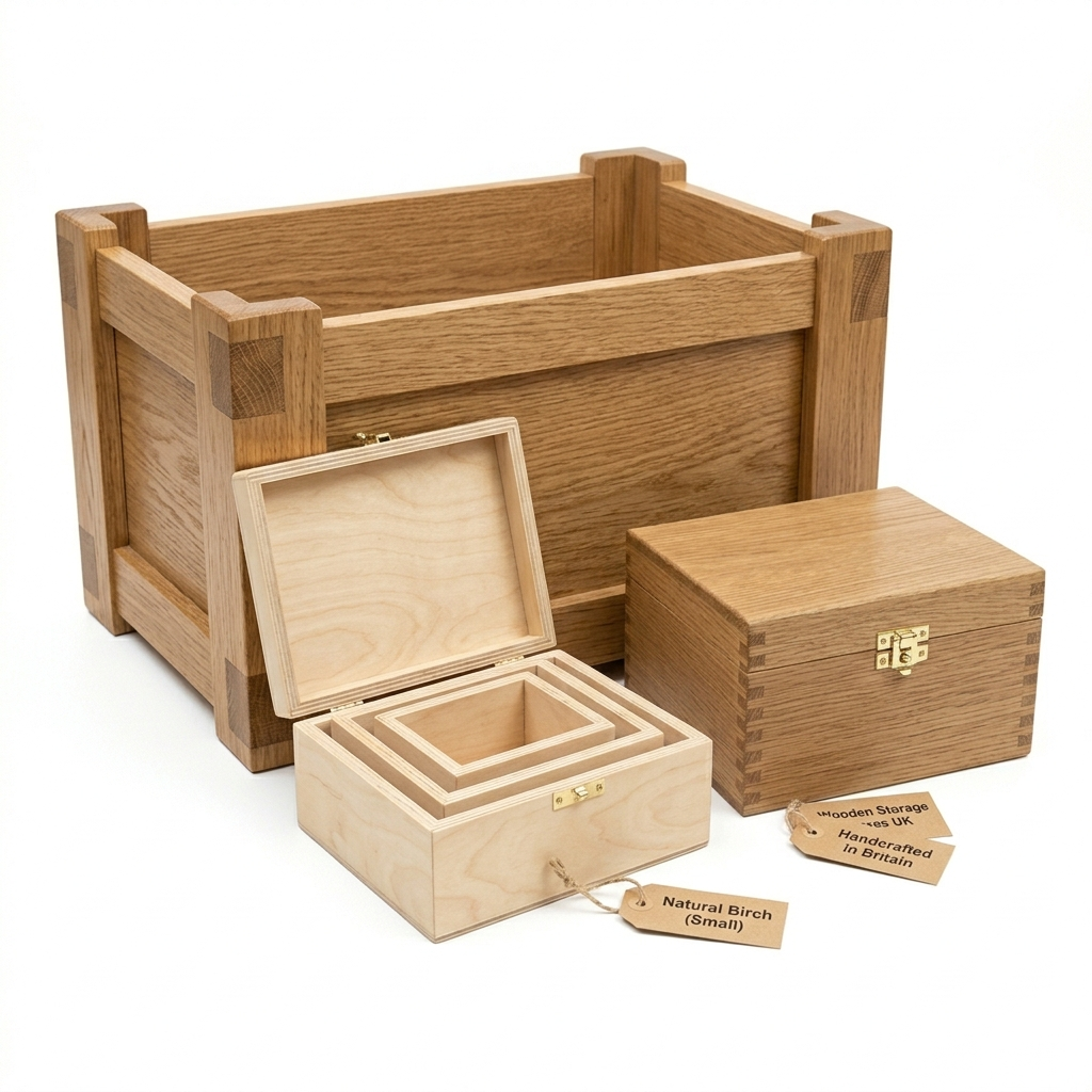 Wooden Storage Boxes UK