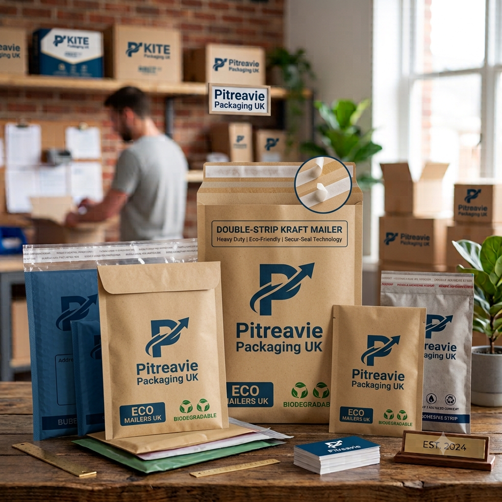 Double-Strip Kraft Paper Mailers UK