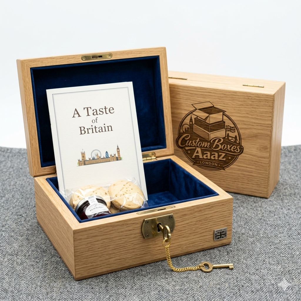 Wooden Box With Lock UK