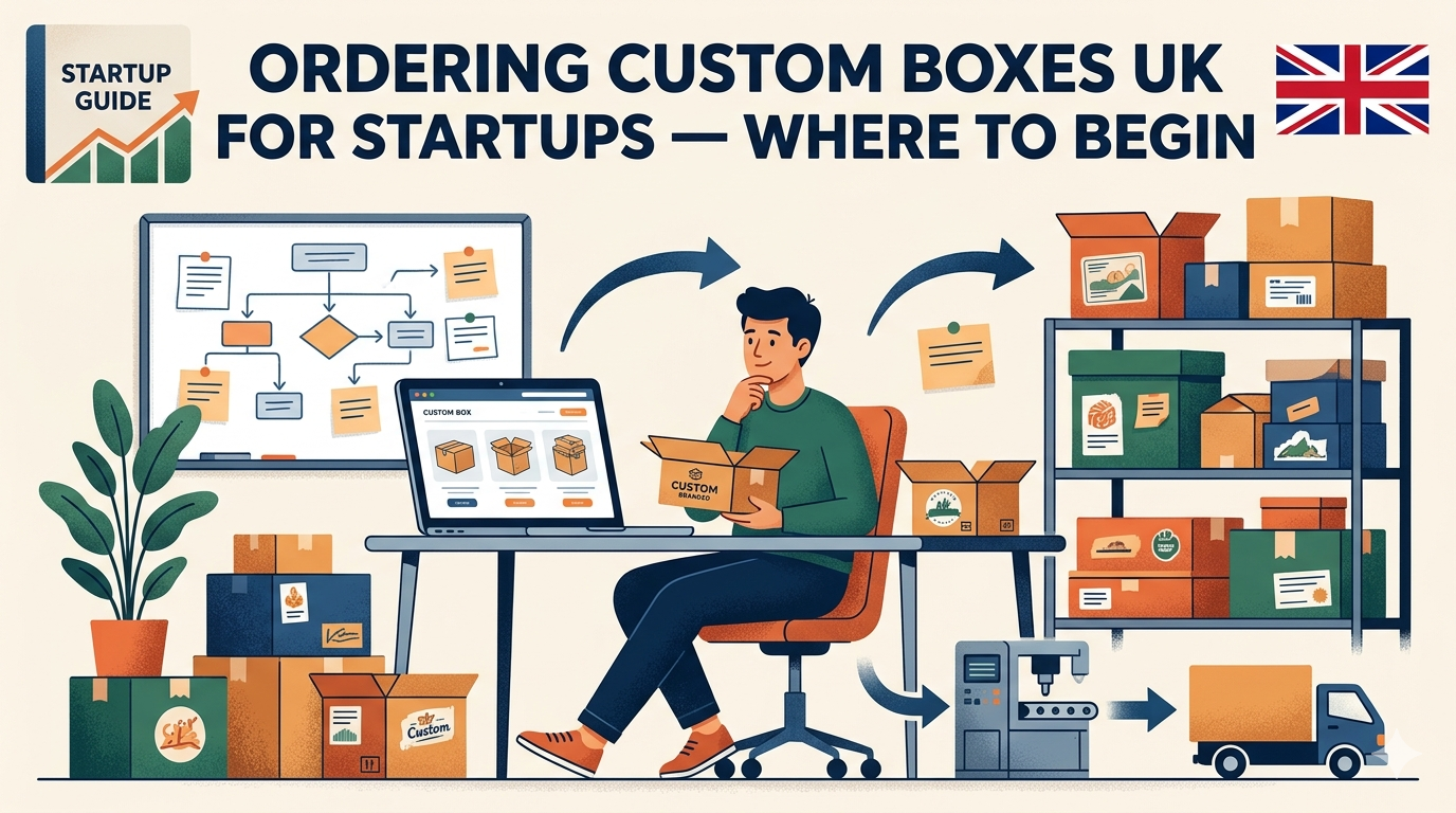 Ordering Custom Boxes UK for Startups — Where to Begin UK