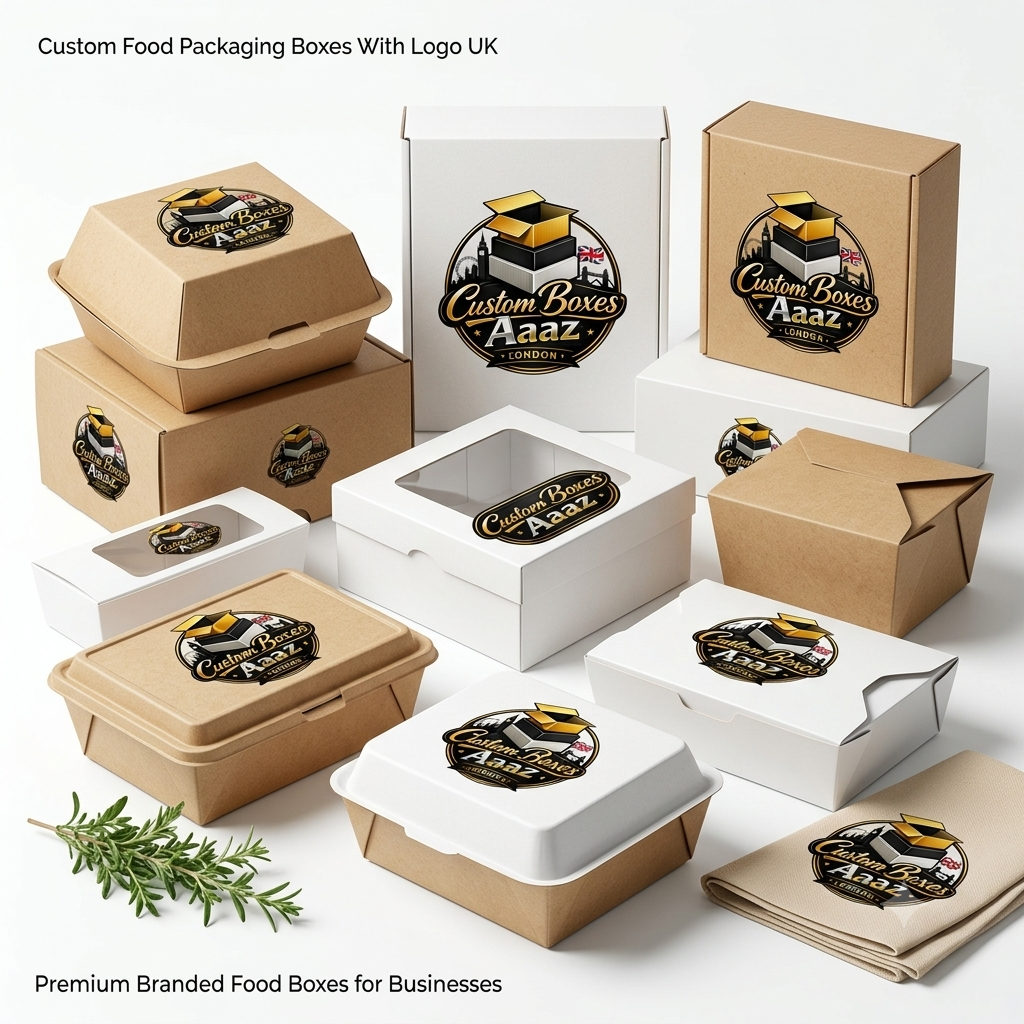 custom food packaging boxes with logo UK