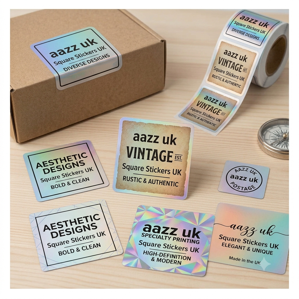 Custom Square Stickers UK