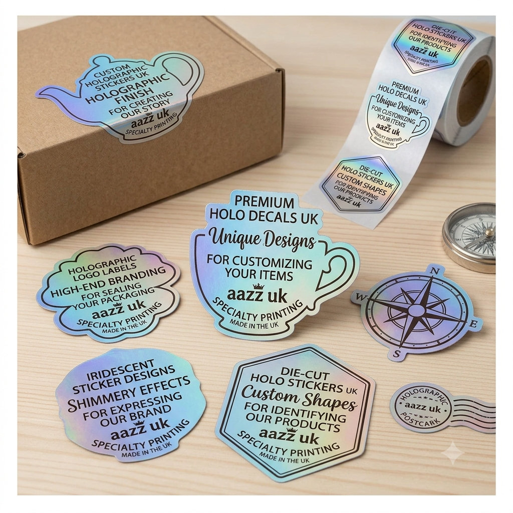 Custom Holographic Stickers UK
