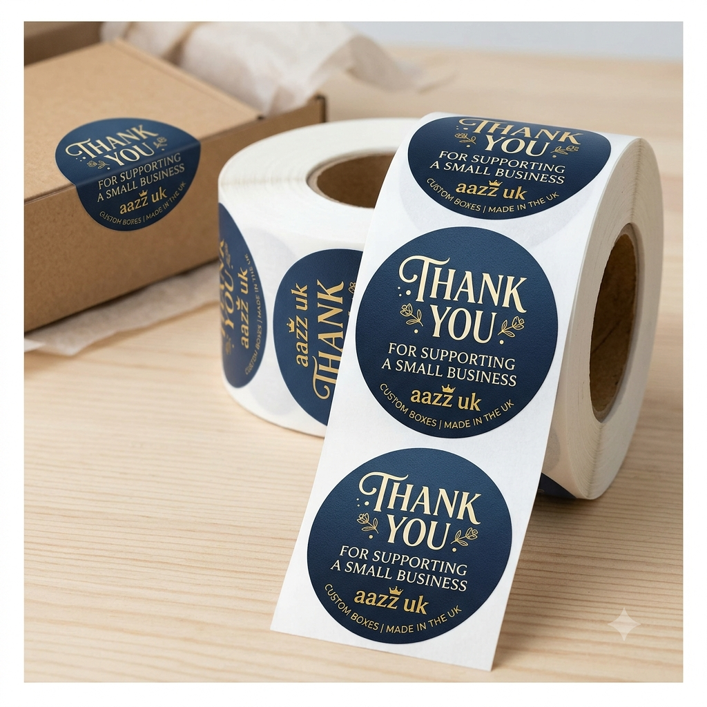 Custom Thank You Stickers UK