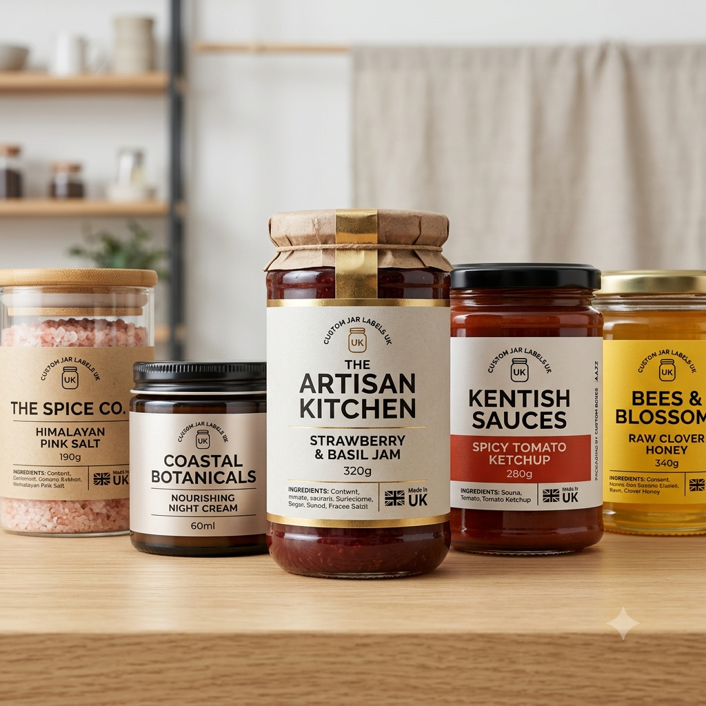 Custom Jar Labels UK