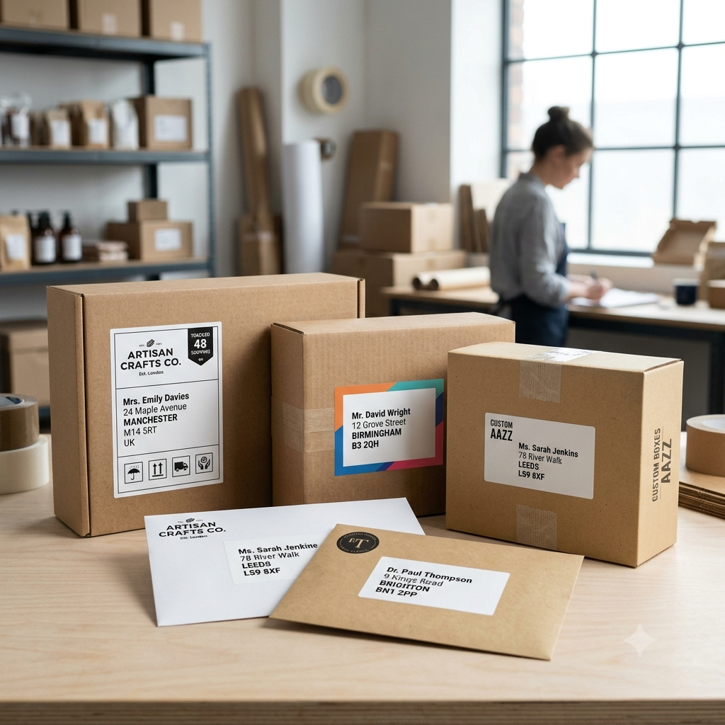 Custom Address Labels UK
