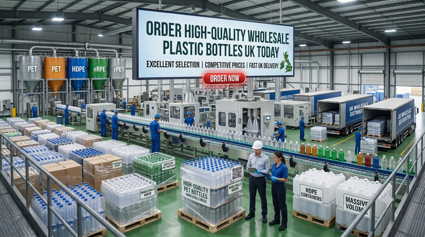Order High-Quality Wholesale Plastic Bottles UK Today
