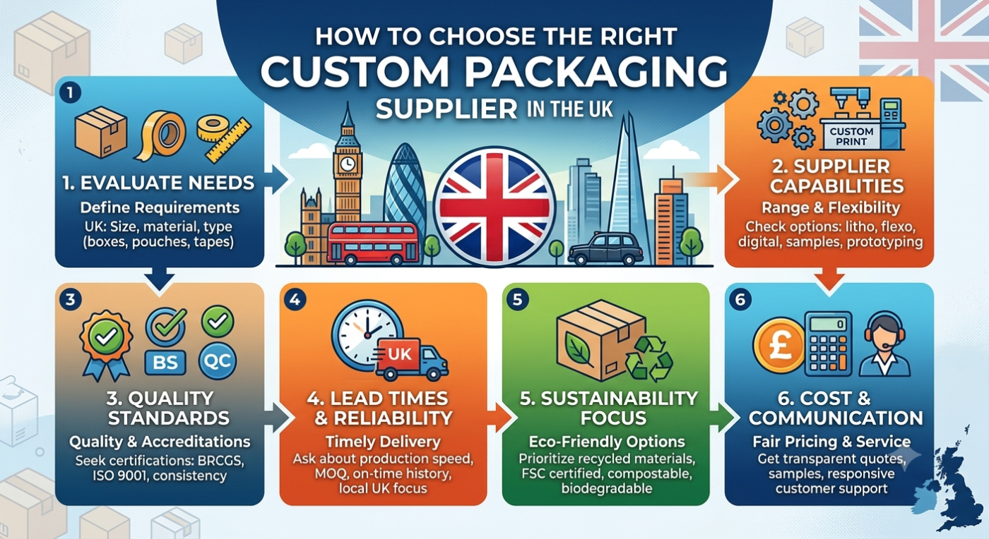 How to Choose the Right Custom Packaging Supplier in the UK