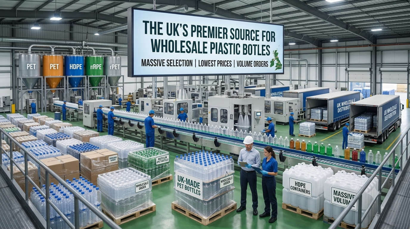 Wholesale Plastic Bottles UK at Low Prices