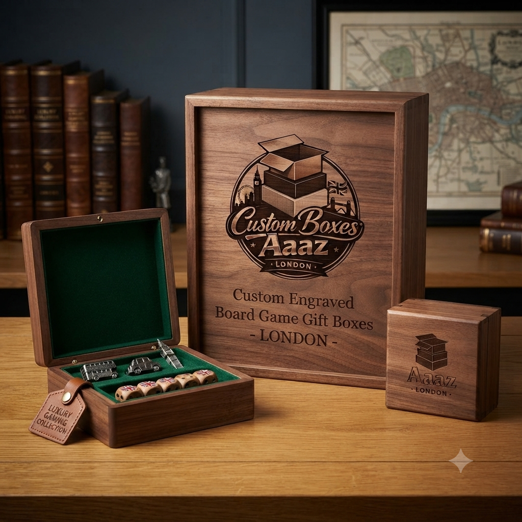 Custom Engraved Board Game Gift Boxes UK