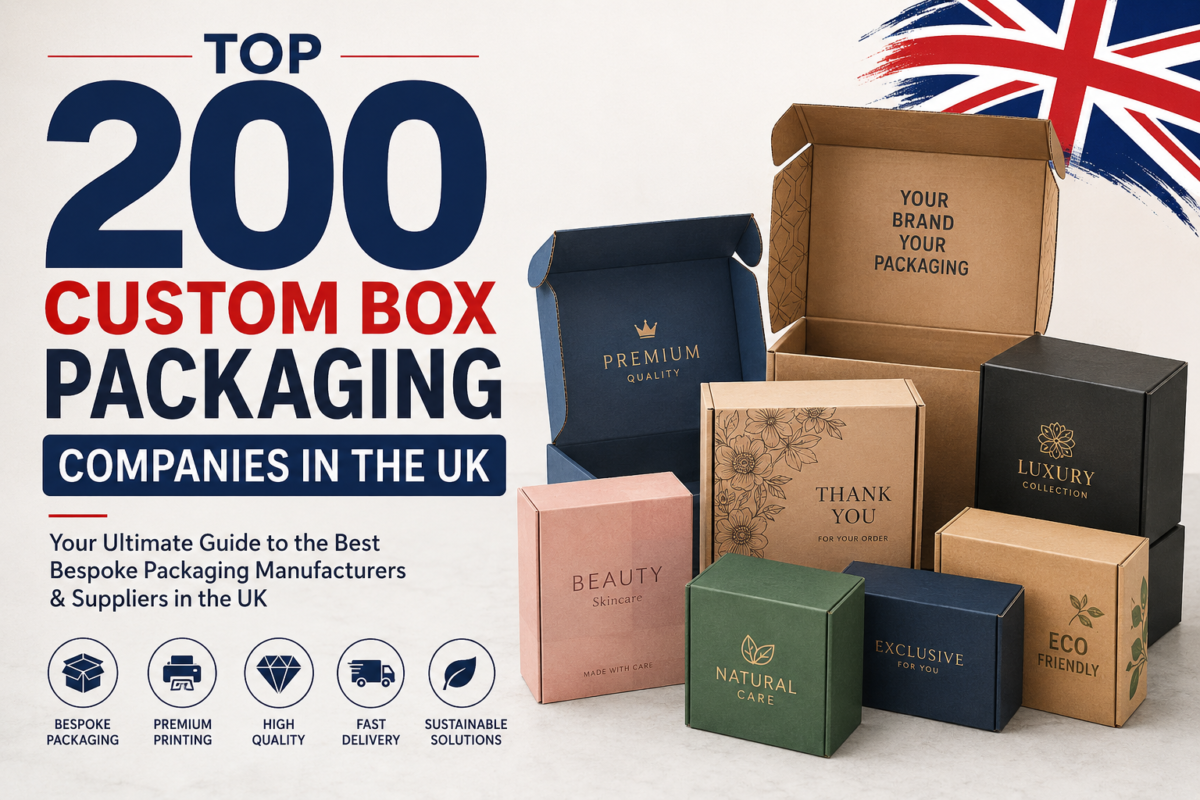 Top 200 Custom Box Packaging Companies in the UK