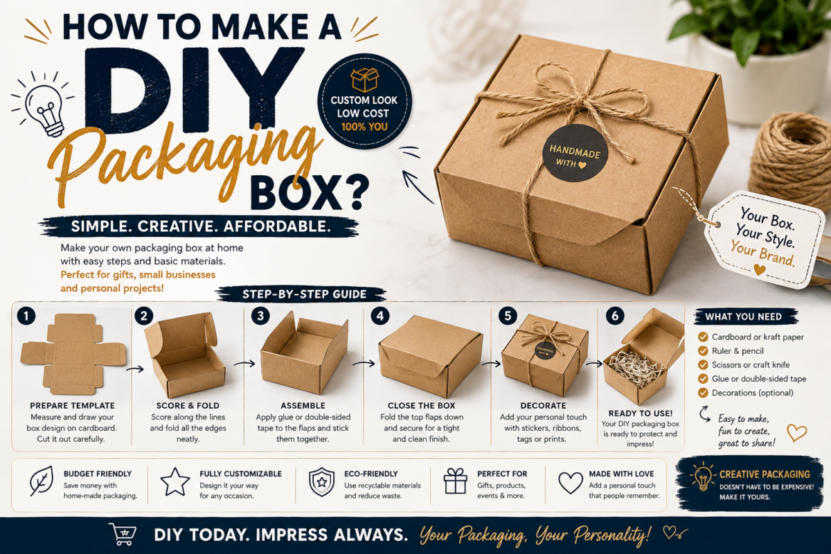 How to make a DIY packaging box?