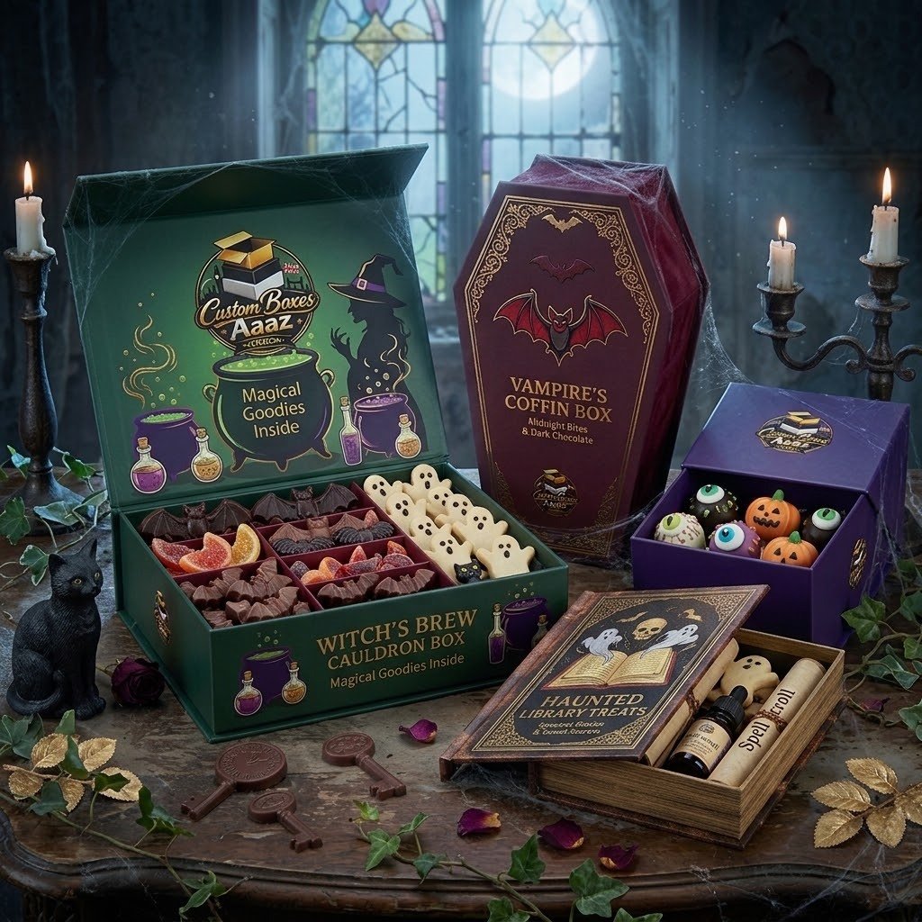 Custom Halloween Cardboard Boxes