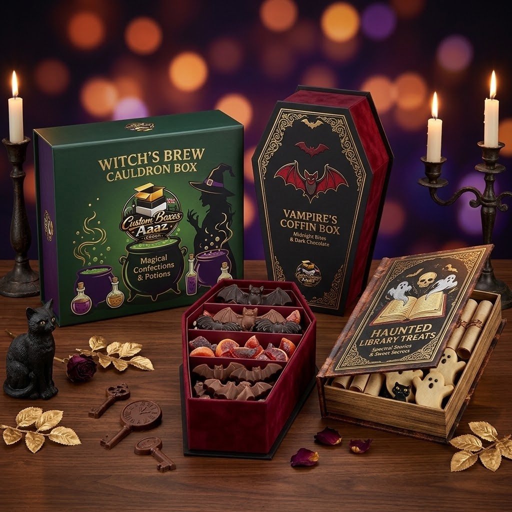 Custom Halloween Treat Boxes