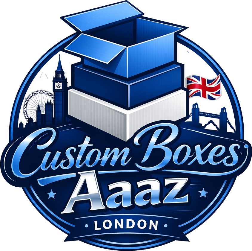 Custom Boxes Aazz London logo